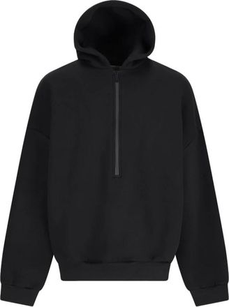 Fear of God Athletic Halfzip Hoodie - Heren - Hoodies - Zwart - L - Katoen - Hoodies & sweatvesten