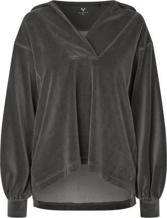 Masai Danila Jersey Top - Dames - Hoodies - Grijs - 2XL - Katoen - Hoodies & sweatvesten