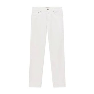 Jacob Cohen Slim-fit Jeans, male, White, Size: W35 Straight Jeans