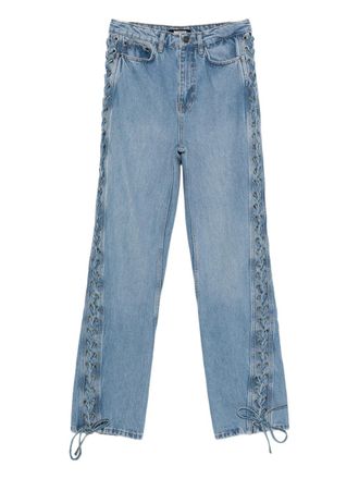 Rotate Jeans met veters - Blauw