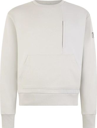 Herno Cotton Crew Neck Sweatshirt - Heren - Sweatshirts - Wit - XL - Katoen - Hoodies & sweatvesten