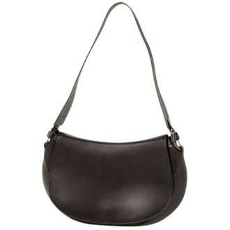 Ferragamo Pre-owned Gancini Schoudertas - Dames - Pre-owned - Bruin - Maat: ONE Size Leer