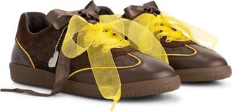 Fab By Fabienne Chapot Fabienne Chapot, Schoenen, Dames, Bruin, 41 EU, Leer, Head Over Heels Sneakers