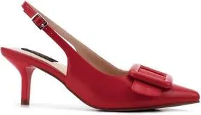 Rachel Roy Greta Pointed Toe Slingback Pump in Red at Nordstrom Rack, Size 7.5