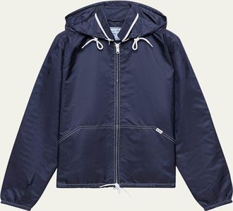 Prada Re-Nylon Zip-Up Jacket