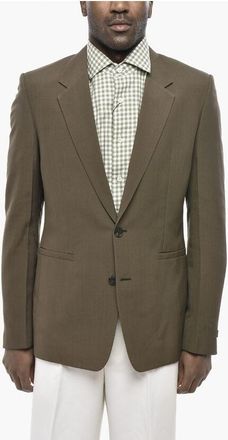 Givenchy Slim-Fit Wool Blazer with Classic Notch Lapels size 46