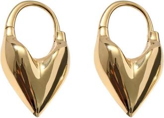 Otiumberg Roscida Heart 14kt Gold Vermeil Hoop Earrings - One Size