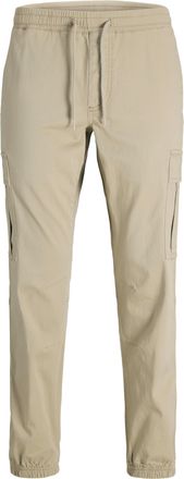 Jack & Jones Plus Size Cargohose JPSTKANE DYLAN CUFFED CARGO RET PLS, Herren, Gr. 40(XXXL), L&auml;nge 34, crockery, Web, Obermaterial: 98% Baumwolle, 2% Elasthan, JACK & JONES P