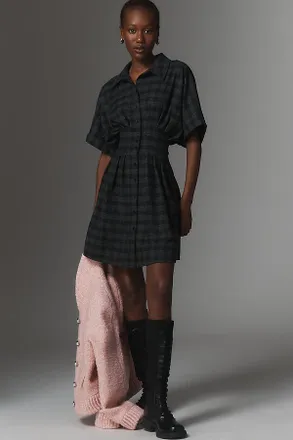 Exquise The Tobie Mini Shirt Dress by Exquise