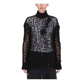 Ann Demeulemeester Mujer, Jerseys, Negro, Talla: S