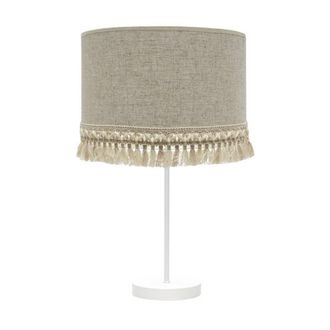 Fabrilamp Sobremesa Alto Vera 1xe27 Blanco/beis 62x30x30 Cm