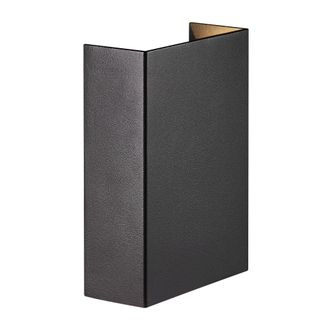 Nordlux Modern Outdoor Wall Light Black Aluminium Intergrated LED Coastal/Marine Safe - Mains Powered, IP54
