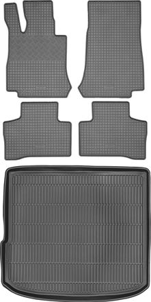 OEM Juego De Alfombrillas De Goma Para Coche Y Maletero Para Mercedes Glc X253 Coup&eacute; (2015)