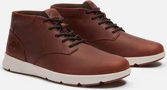 Timberland Parker Street Sneakers Mens Rust Leather Lace Up Casual Shoes TF9019