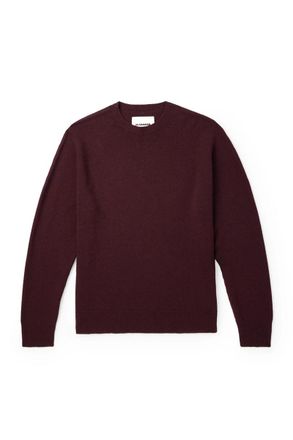 Jil Sander Merino Wool and Cashmere-Blend Sweater