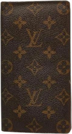 Louis Vuitton Pre-owned Wallets, female, Brown, Size: ONE SIZE Pre-owned Monogram Long Wallet