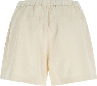 Moncler Womens White Polyester Bermuda Shorts
