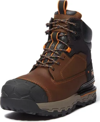 Timberland Boondock Ultralight CSA 6 Composite Toe Waterproof Work Boot in Medium Brown Full Grain at Nordstrom, Size 8