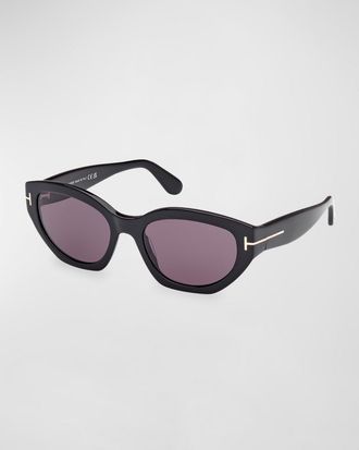 Tom Ford Penny Acetate Butterfly Sunglasses