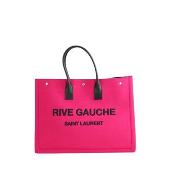 Saint Laurent Pre-owned Tote Bags, female, Pink, Size: ONE SIZE Pre-owned Cabas Femme