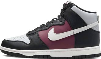 Nike Womens Dunk High Top Sneakers In Black