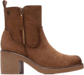 Xti Womens Refresh 173038 Booties In Taupe