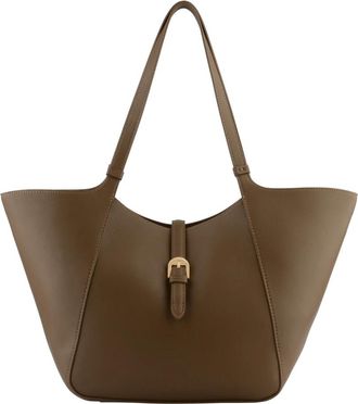 Pourchet Cabas LEnvol&eacute;e - Dames - Shoppers - Bruin - ONE Size - Leer - Tassen
