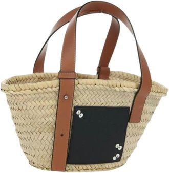 Loewe Pre-owned Tote Bags, female, Beige, Size: ONE SIZE Pre-owned Hand Bag