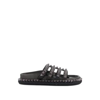 Christian Louboutin Pyra Hallulila Mule - female - Christian Louboutin - Sliders - Black - 4 UK - Shoes