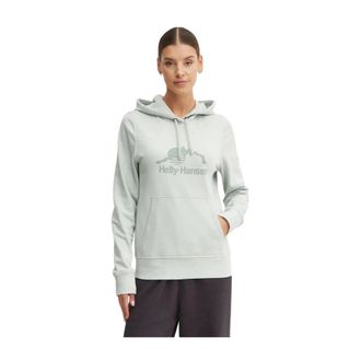 Helly Hansen Hooded Sweatshirt - Dames - Sportshirts - Groen - XS - Fitness