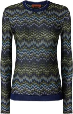 Missoni Round-neck Truien - Dames - Ronde hals truien - Veelkleurig - M - Truien & Vesten