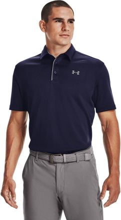 Under Armour Poloshirt UNDER ARMOUR TECH POLO, Herren, Gr. L, grau (midnight navy, graphite, graphite), Obermaterial: 100% Polyester, normal, Shirts Poloshirt, ger