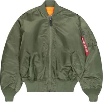 Alpha Industries Stijlvolle Bomber & Flight Jassen Collectie - Dames - Bomber jackets - Groen - S - Jassen