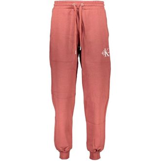 Calvin Klein Broeken, Dames, Rood, L, Katoen, Cotton Pant