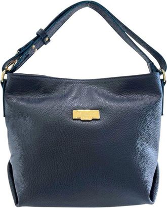 Baldinini Blue Cowhide Clutch Womens Bag