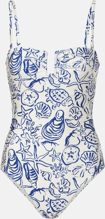 SIMKHAI Ottilie printed swimsuit