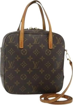 Louis Vuitton Pre-owned Handbags, female, Brown, Size: ONE SIZE Pre-owned Spontini Hand Bag