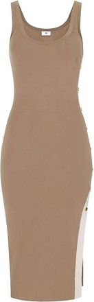 Elisabetta Franchi Knitted Midi Dress
