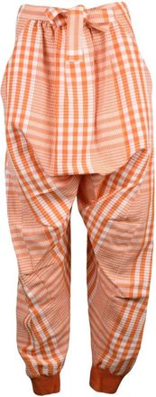 Vivienne Westwood Nepal Broeken - Dames - Broeken - Oranje - S - Katoen - Broeken