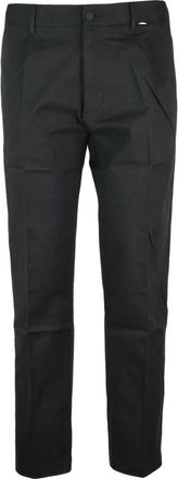 Calvin Klein pantalone - Heren - Chinos - Zwart - W36 - Katoen - Broeken