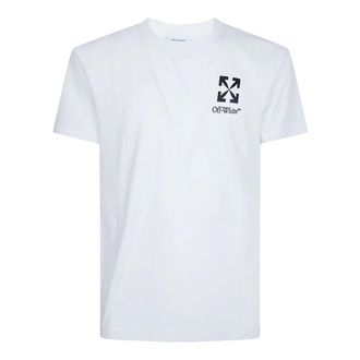 Off-white T-Shirts, male, White, Size: XL Small Arrow Slim T-shirt