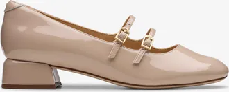 Clarks Daiss30 Shine Sand Patent