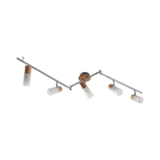Lindby Foco christoph En Plateado De Madera - Lindby