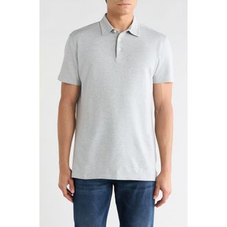 Robert Barakett Drumheller Short Sleeve Polo in Grey at Nordstrom Rack, Size Xx-Large