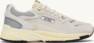 Autry SNEAKERS HYPERWAY IN MESH E SUEDE BIANCO E ARGENTO