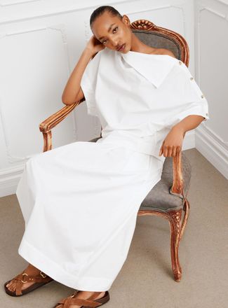 SOEUR Womens Amalia poplin skirt