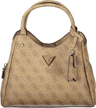 Guess Beige Polyethylene Womens Handbag