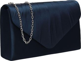 Swankyswans Womens Chantel Clutch Bag, Navy, One Size
