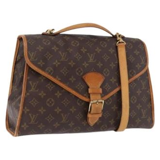 Louis Vuitton Pre-owned Vintage Leren Handtas - Dames - Pre-owned - Bruin - Maat: ONE Size Leer