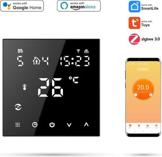 OEM Termostato De Ambiente Zigbee Tuya 3a Negro Pro2
